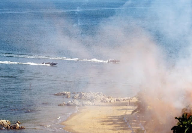 China Russia Joint Sea 2016 Amphibious Landing Assault