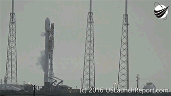 SpaceX Falcon 9 rocket explosion on 9/1/2016