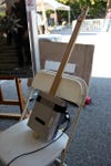 The folks behind the neat book <a href="http://deadcomputerbook.com/">62 Projects to Make With a Dead Computer</a> had one such project on display--a cigar-box-style guitar made from an old NES.
