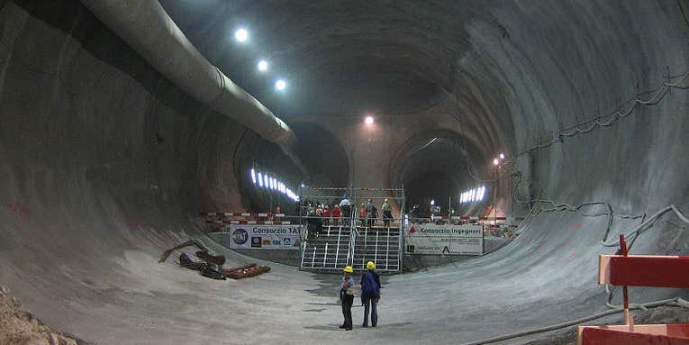 After 14 Years of Drilling, the World’s Longest Tunnel Breaks Through the Swiss Alps Today