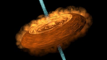 illustration of the protostellar disk of HH212