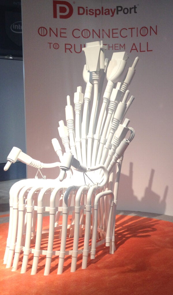 An Iron Throne Made of silly connectors