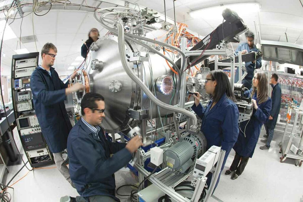 Lockheed Martin announced this week a project designed to make nuclear fusion energy, long a dream of scientists and energy policymakers, a viable power source. Their prototype, pictured here, has drawn <a href="https://www.popsci.com/article/science/lockheeds-fusion-promise-what-we-know-so-far/">significant criticism</a>. <a href="https://www.popsci.com/article/science/apocalypse-coins-biocakes-and-other-amazing-images-week/"><em>From October 17, 2014</em></a>