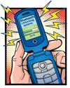comic book flip phone