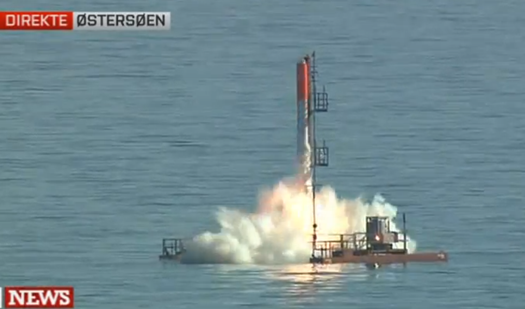 Video: Amateur-Built Danish ‘Non-Profit Rocket’ Blasts Off from the Baltic Sea