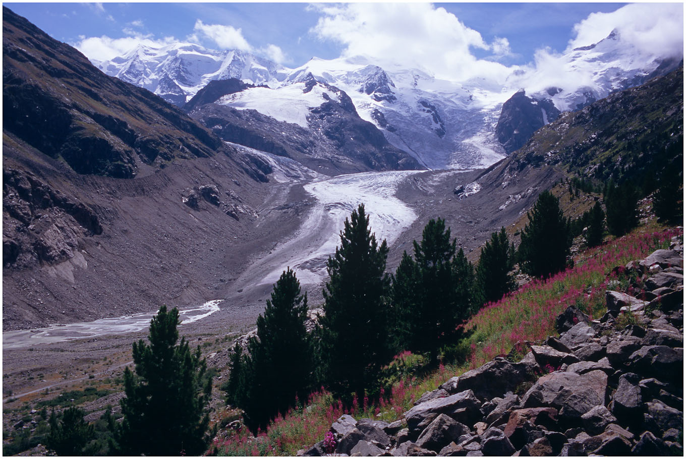 Artificial snow might save a glacier in the Swiss Alps