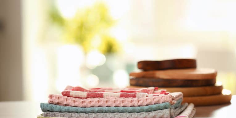 Your kitchen towels are probably gross, but so is your whole life