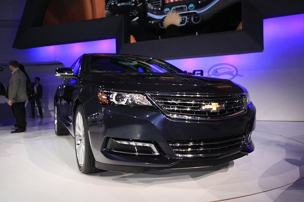 When it reaches the market next year, the completely redesigned Chevy Impala, which GM revealed yesterday, will be available with four- and six-cylinder engines, as well as the eAssist mild-hybrid system that GM launched with the Buick Lacrosse.