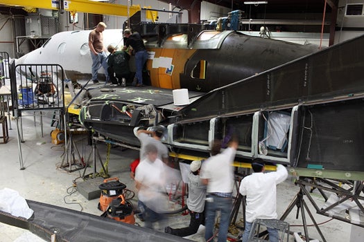 SpaceShipTwo Under Construction 2