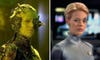 Added to the_ Star Trek: Voyager_ cast to sex up the show, Seven of Nine is half-Borg, half-human, and all woman. Eighteen years with the Collective clearly does wonders for your figure.