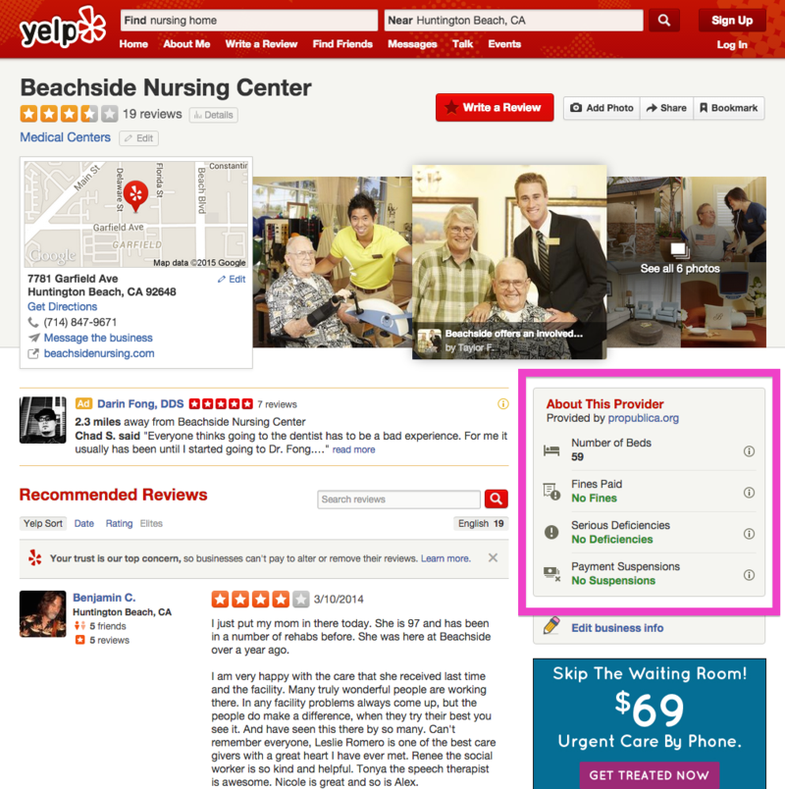 Now You Can Pick Your Hospital Like Your Restaurants–On Yelp