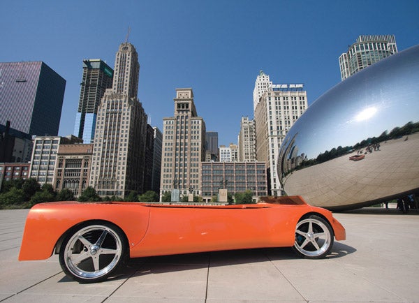 The Greenwoods' next-gen Imagine hybrid human-electric car makes its debut in Chicago.