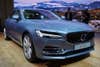 Following up its ultra-successful, ultra-high-tech XC90 SUV, launched last year, Volvo introduced its new flagship luxury sedan, the S90, in Detroit. The car will compete with the BMW 5-Series, the Mercedes E-Class, and the Audi A6, bringing its most advanced, nearly autonomous Pilot Assist system yet. The system can drive on the highways at up to 80 mph with no driver input, keeping the car aligned in the lane based on roadway markings. (Previous versions required another car to follow.) It also introduces the ability to identify large animals in the roadway, providing warnings to the driver and assisting with braking as necessary.