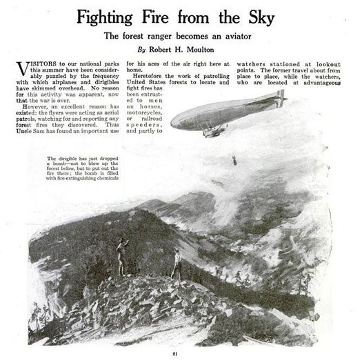 Fighting Forest Fires: October 1919