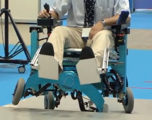 Robo-Wheelchair Climbs Stairs! [Video]