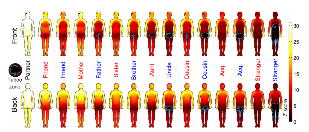 Scientists Map The Parts Of The Body Where Touching Is Okay