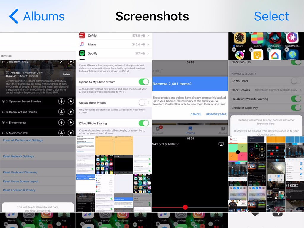 A bunch of iOS screenshots in the screenshots folder.
