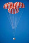 orion spacecraft parachutes
