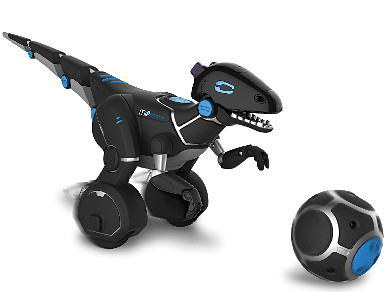 WowWee's newest self-stabilizing bot has teeth and talons. But this toy is far from frightful—<a href="http://wowwee.com/miposaur/">MiPosaur</a> plays with, guards, and chases a little ball using the company's BeaconSense technology. If you have a few MiPosaurs, they'll play with each other too. <strong>$120</strong>