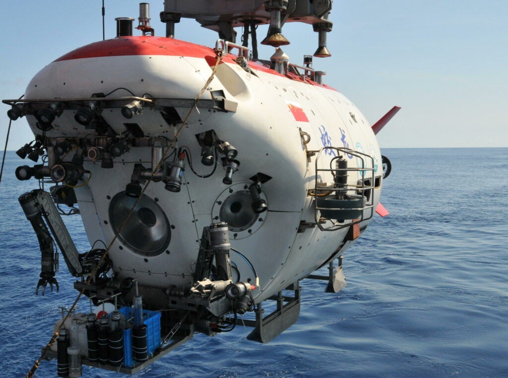 Ghost Fleet Jiaolong Deep Sea Submersible at sea