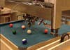 Pool Shark Leisure-Time Robot Playing Billiards