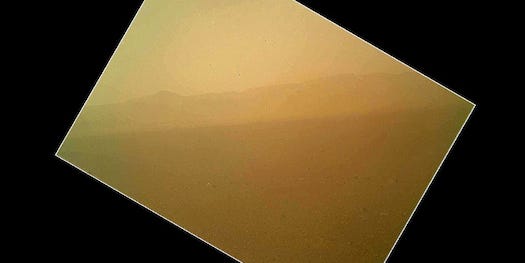 First Color Image of Mars Beamed Back to Earth by Curiosity Rover