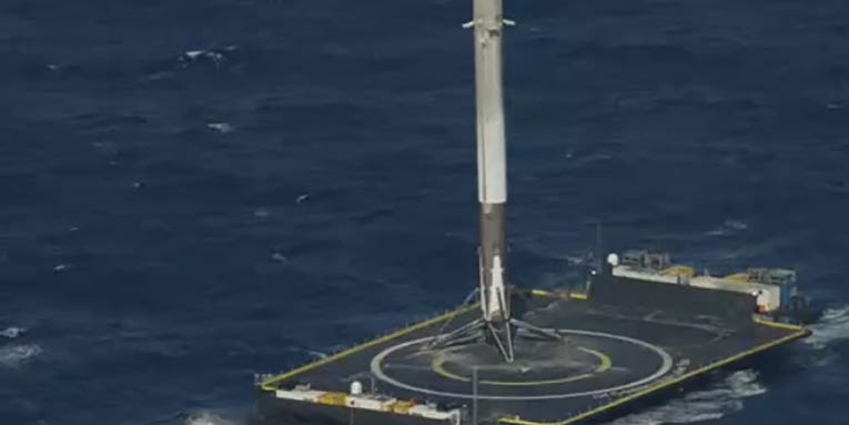 Elon Musk Hopes To Launch Landed Rocket Booster Again