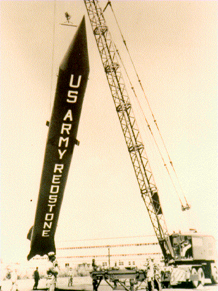 A US Army Redstone missile