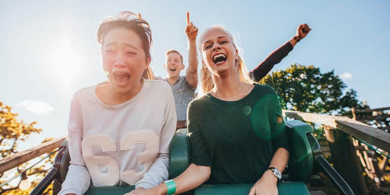 Rollercoasters are stressful and that’s why you like them