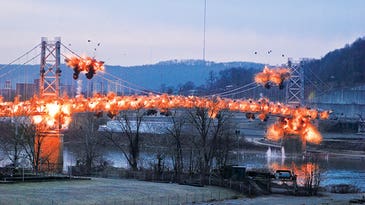 Slow-Motion Video Of A Bridge Exploding Is The Best Way To Start The Week