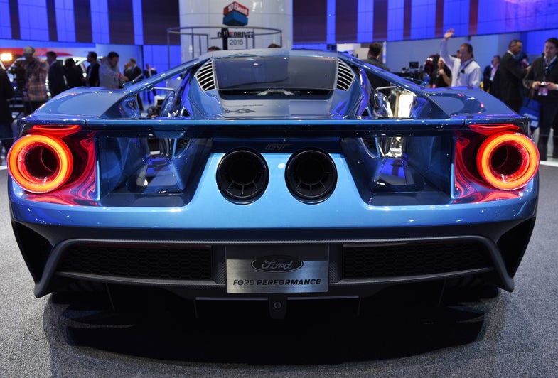 Back of Ford GT