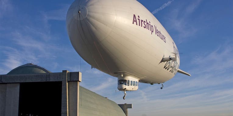 NASA and SETI Rent a Giant Zeppelin to Hunt for Meteorite Over Nevada