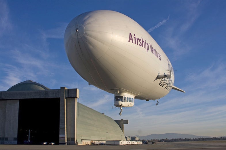 NASA and SETI Rent a Giant Zeppelin to Hunt for Meteorite Over Nevada
