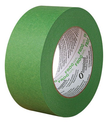 Do-it-yourself painters often mark edges with traditional blue masking tape, but it can let today's water-based latex paints seep underneath. Frog Tape contains a chemical that forms tiny beads when water hits it, blocking any gaps to prevent bleeding. <strong>Frog Tape $6; <a href="http://frogtape.com">frogtape.com</a></strong>