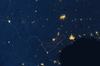 southern Texas night satellite
