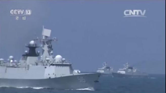 As a drill and potential warning, China’s navy just fired dozens of missiles near North Korea