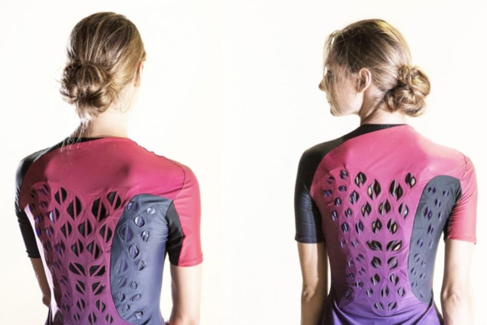 bacteria based tech shirt for sweat