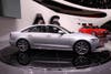 Audi showed off the company's second hybrid ever, the A6 hybrid, which pairs a 211 hp 4-cylinder engine with a relatively potent 45 hp electric motor. A 1.3 kilowatt-hour lithium-ion battery pack delivers the charge. Audi says it can travel up to 62 mph on electricity alone.