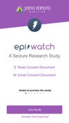 Johns Hopkins University researchers developed EpiWatch—a novel study in which wearable sensors that come with the Apple Watch can detect the onset and duration of seizures. A tap on the screen triggers EpiWatch to use accelerometer and heart rate data to track a seizure, and also send an alert to a loved one. The app can also log all these seizures in one spot and track medication adherence as well as analyze side effects.
