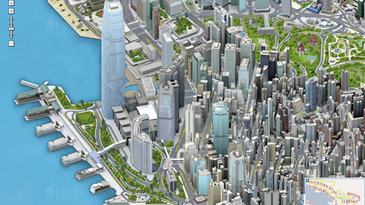 Edushi’s 3-D Pixel-Art Maps of Chinese Cities Put Google Maps to Shame