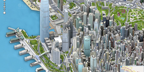 Edushi’s 3-D Pixel-Art Maps of Chinese Cities Put Google Maps to Shame