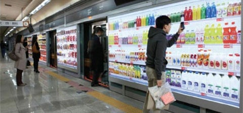 Video: Virtual Grocery Lets Koreans Browse Grocery Aisles While Waiting for the Subway