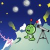 <a href="http://www.esa.int/Education/Teach_with_Rosetta/Paxi_animations">Paxi</a> is a little green alien that lives in a far-away planet called Ally-O, and loves to fly around in a little space ship and explore stars, moons, and planets, and even comet 67P/Churyumov-Gerasimenko. European Space Agency introduced Paxi to teach kids more about space.