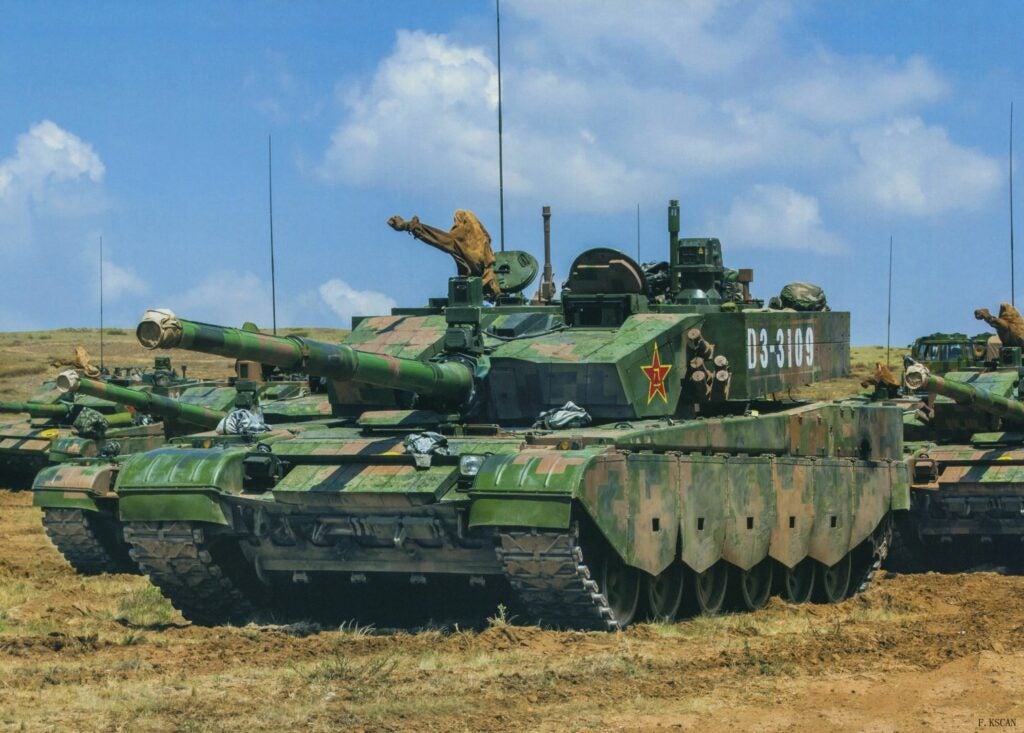 Ghost Fleet ZTZ-99A Tank on a field