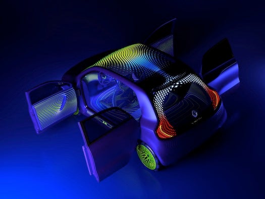 Renault&#8217;s New Electric Concept Car Looks Like A Firefly On Acid