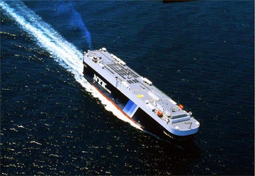 "The shipping industry is cooperating closely with governments on a host of initiatives, including identifying the best feasible ballast-water-treatment technology for installation on ships; using low-sulfur fuel in emission-control areas; assessing how emission-scrubbing technologies could be applied to allow cleaner burning of marine fuels; improved ship design and other measures to reduce CO2 emissions; applying new hull coatings to improve efficiency, reduce emissions, and reduce hull fouling; establishing no-discharge zones in environmentally sensitive areas; and reducing the risk of whale strikes." -- Anne Marie Kappel, vice president of the World Shipping Council [Pictured: M/V Auriga Leader, the world's first solar-powered cargo ship]