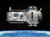 The space hotel can house up to seven guests in four cabins.