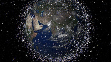 Hundreds of thousands of pieces of space junk are orbiting Earth, and the problem is only getting worse over time.