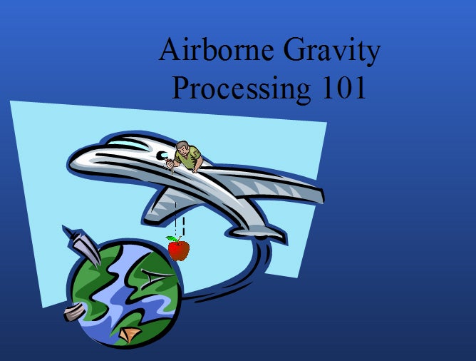 Slide On Airborne Gravity Processing
