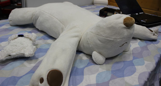 Video: Japanese Robotic Polar Bear Gently Smacks Snorers in the Face